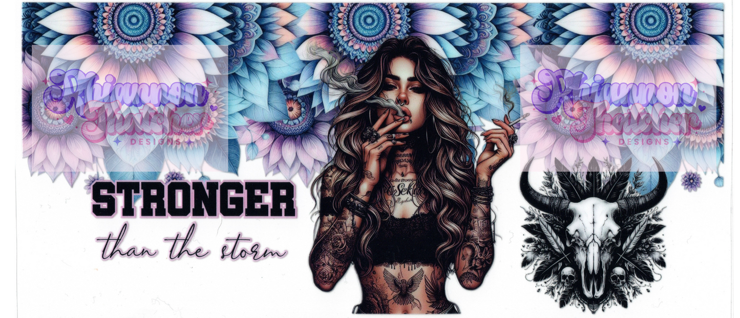 16oz Clear Glass Libby Can Tumblers - Stronger than the Storm