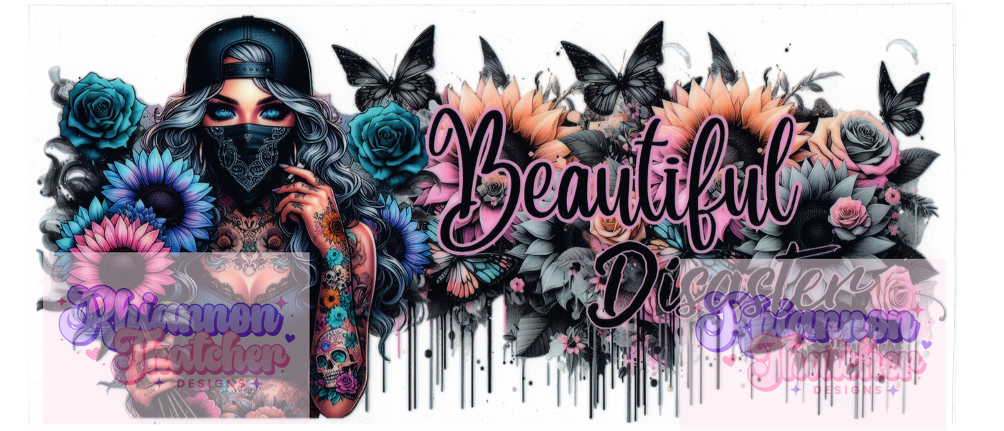 16oz Clear Glass Libby Can Tumblers - Beautiful Disaster