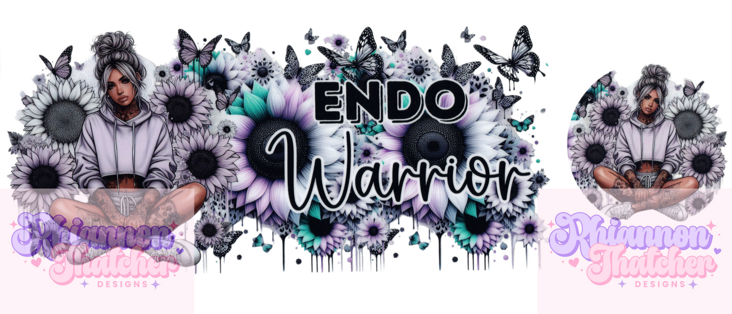 16oz Clear Glass Libby Can Tumblers with Matching Lid - Endo Warrior