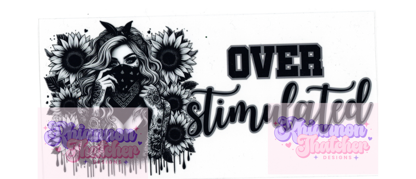 16oz Clear Glass Libby Can Tumblers - Over Stimulated