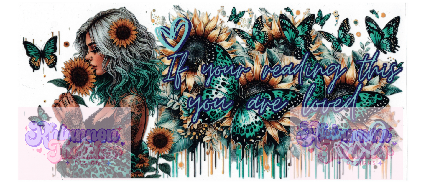 16oz Clear Glass Libby Can Tumblers - If you are Reading this you are Loved