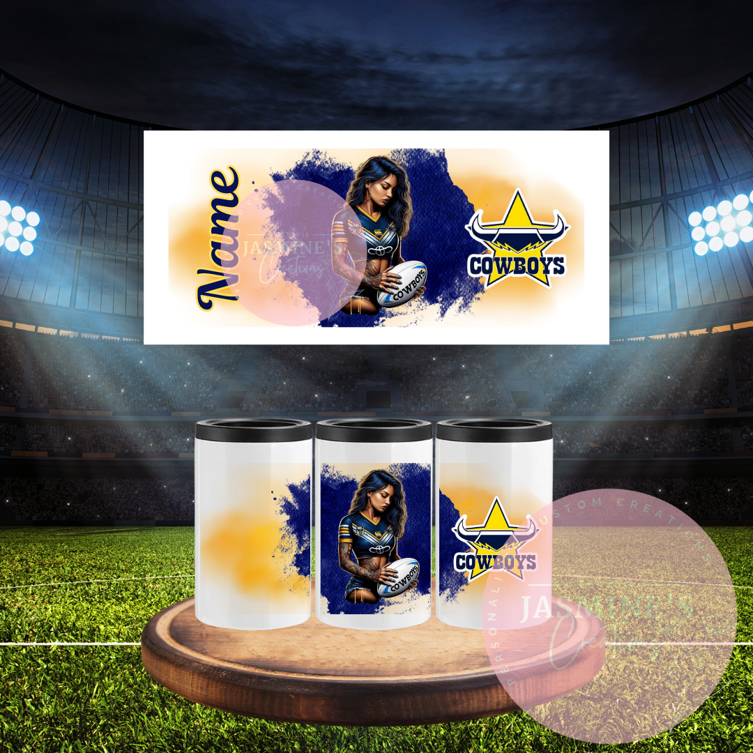 Can Cooler - Personalised North Queensland Cowboys