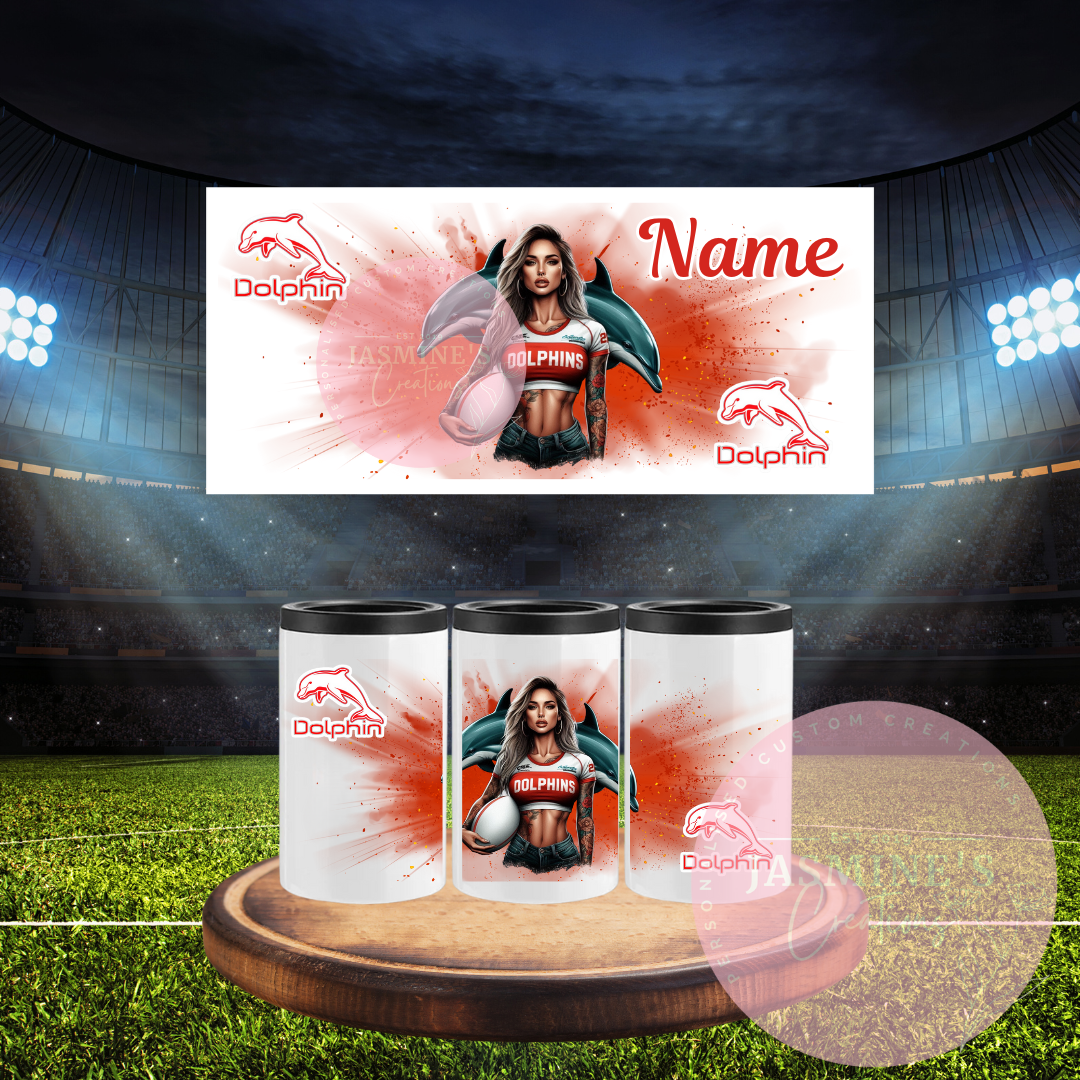 Can Cooler - Personalised Dolphins