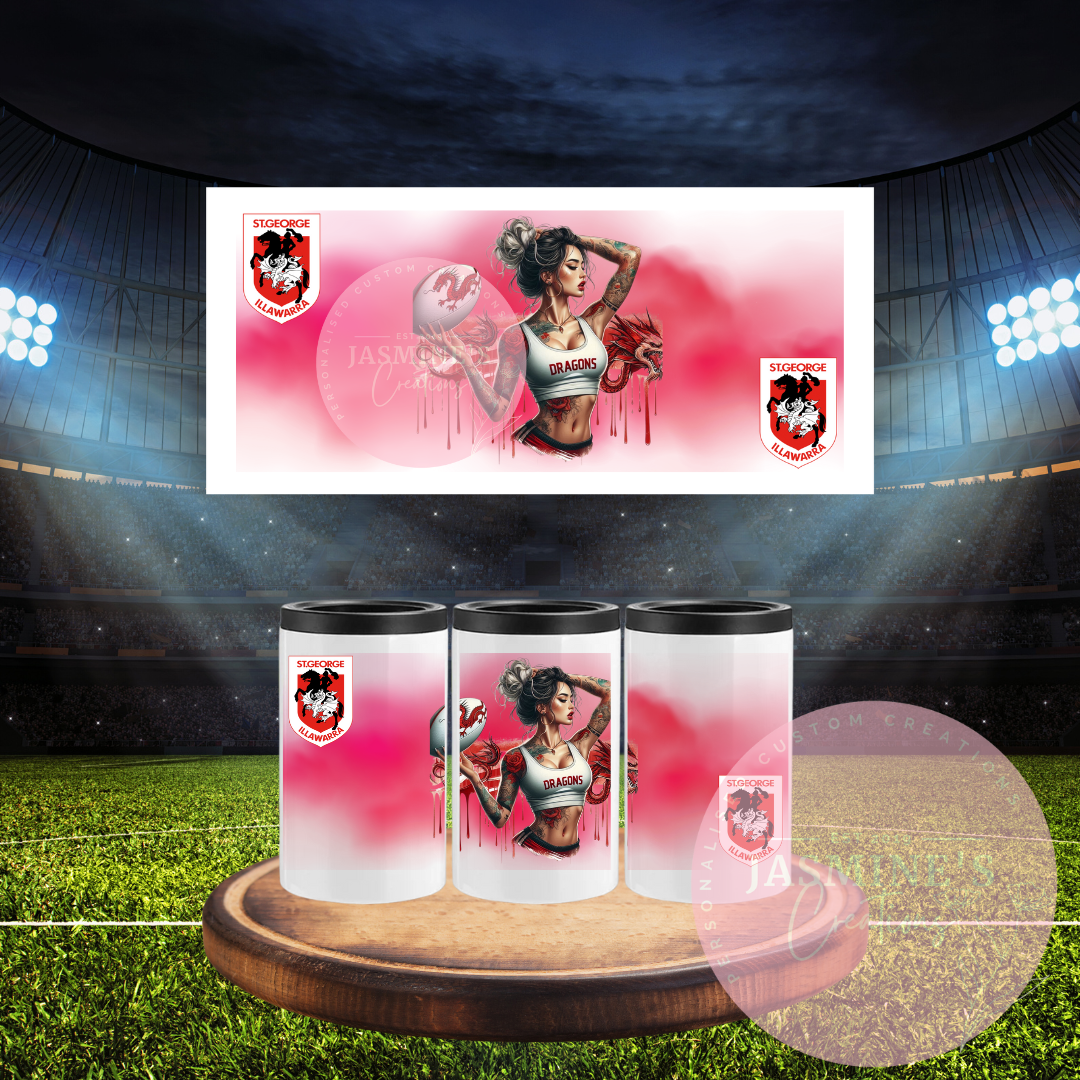 Can Cooler - St. George Illawarra Dragons Design 2
