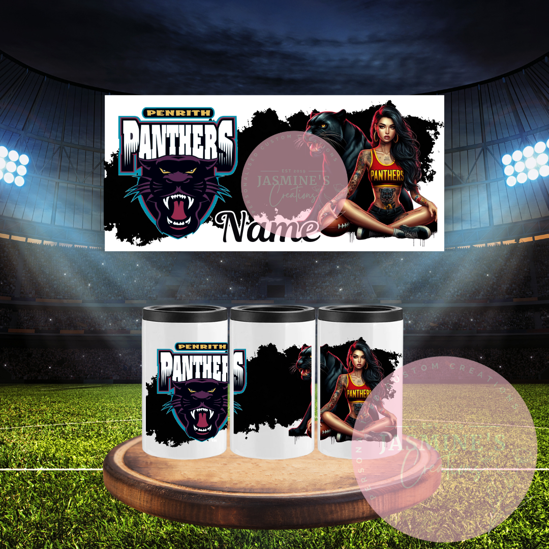 Can Cooler - Personalised Penrith Panthers Design 1
