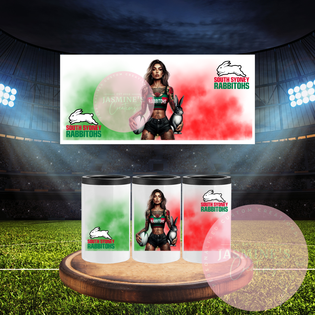 Can Cooler - South Sydney Rabbitohs Design 1