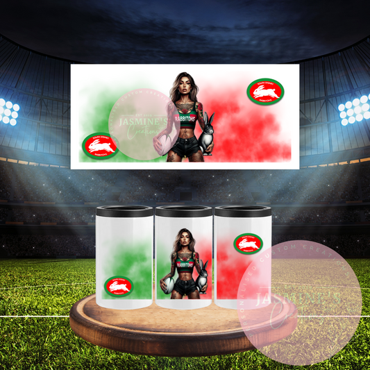 Can Cooler - South Sydney Rabbitohs Design 2